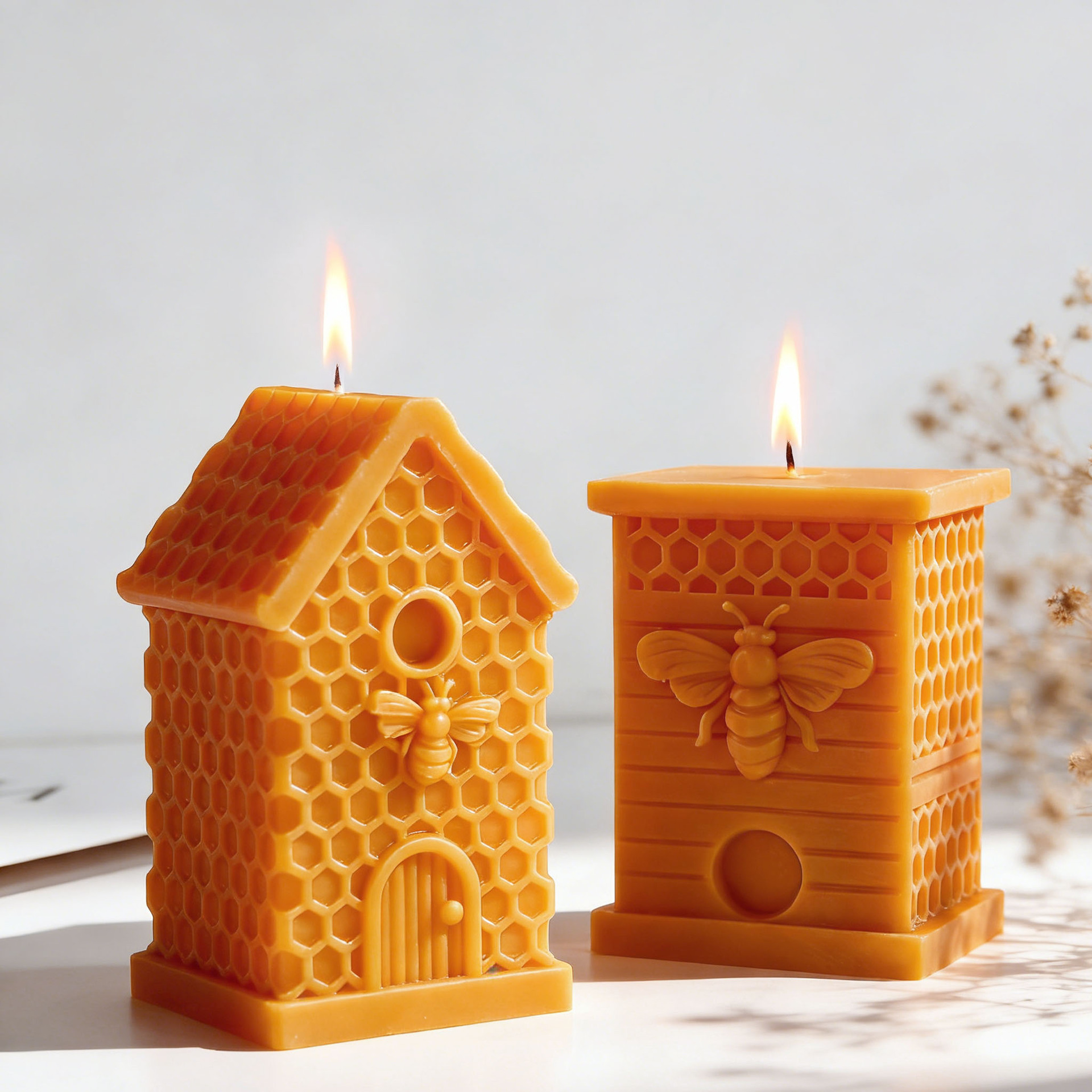 Candle Supplies Store - DIY Beehive Relief Bee Silicone Candle