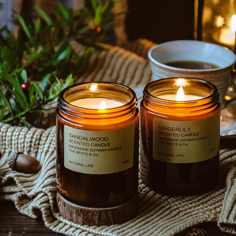 Candle Supplies Glass Jars - Empty Glass Candle Jars with Lid,