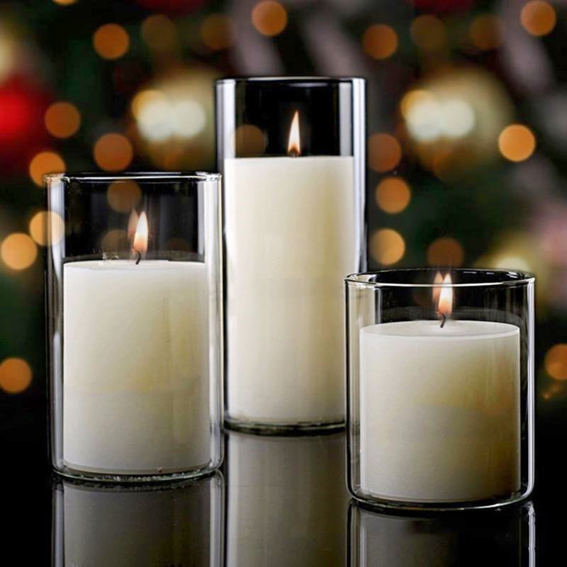 Simple Candle Cup Holder Trans - Candle Supplies Glass Jars ulasan dan harga