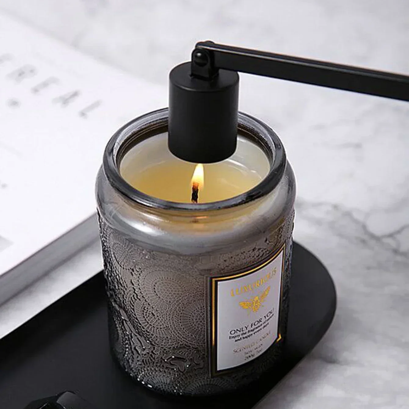1pc-Round Shape Stainless Stee - Wick Dipper Tool ulasan dan harga