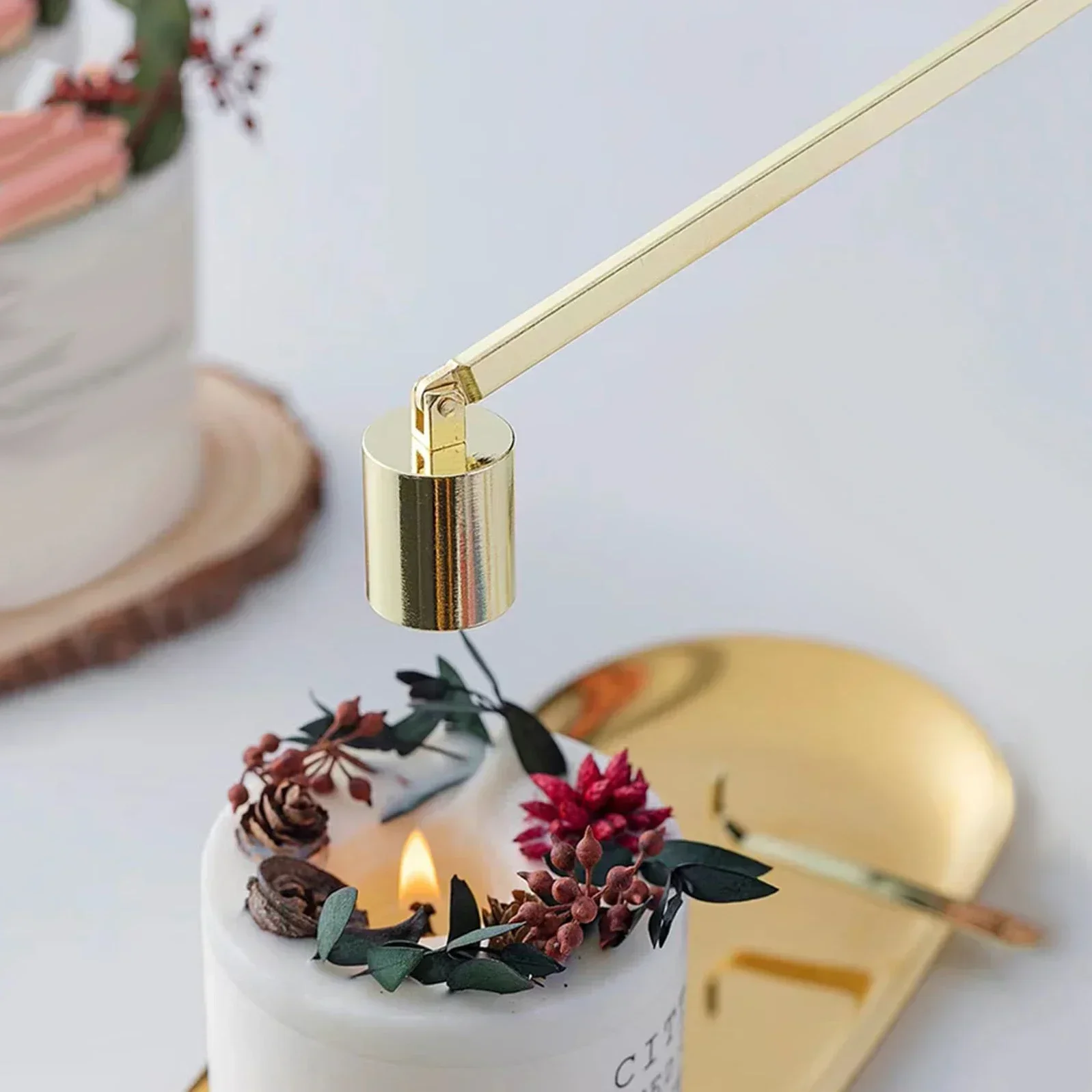 1pc-Round Shape Stainless Stee - Wick Dipper Tool ulasan dan harga