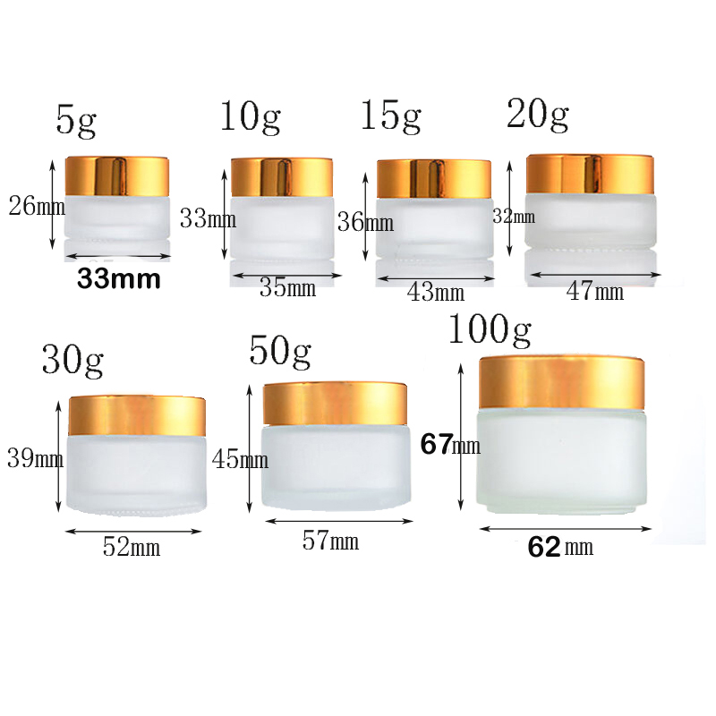 5Pcs 5g-100g Mini Amber Round  - Candle Supplies Glass Jars ulasan dan harga