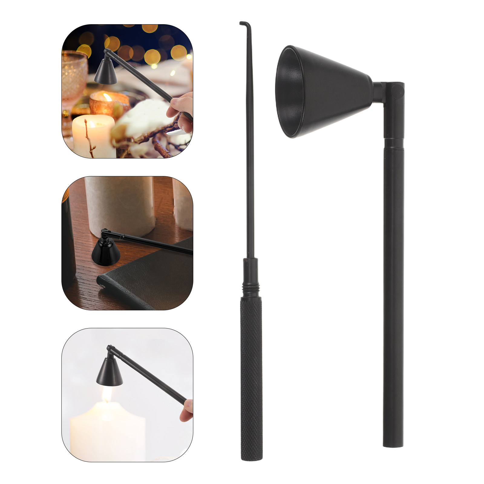 Golden Retro Snuffer Stainless - Wick Dipper Tool ulasan dan harga