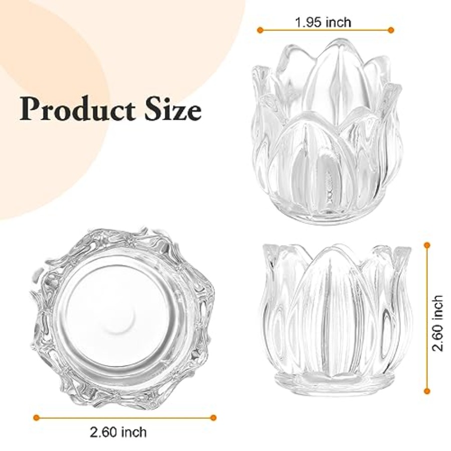 Pcs Votive Candle Holders Thic - Candle Supplies Glass Jars ulasan dan harga
