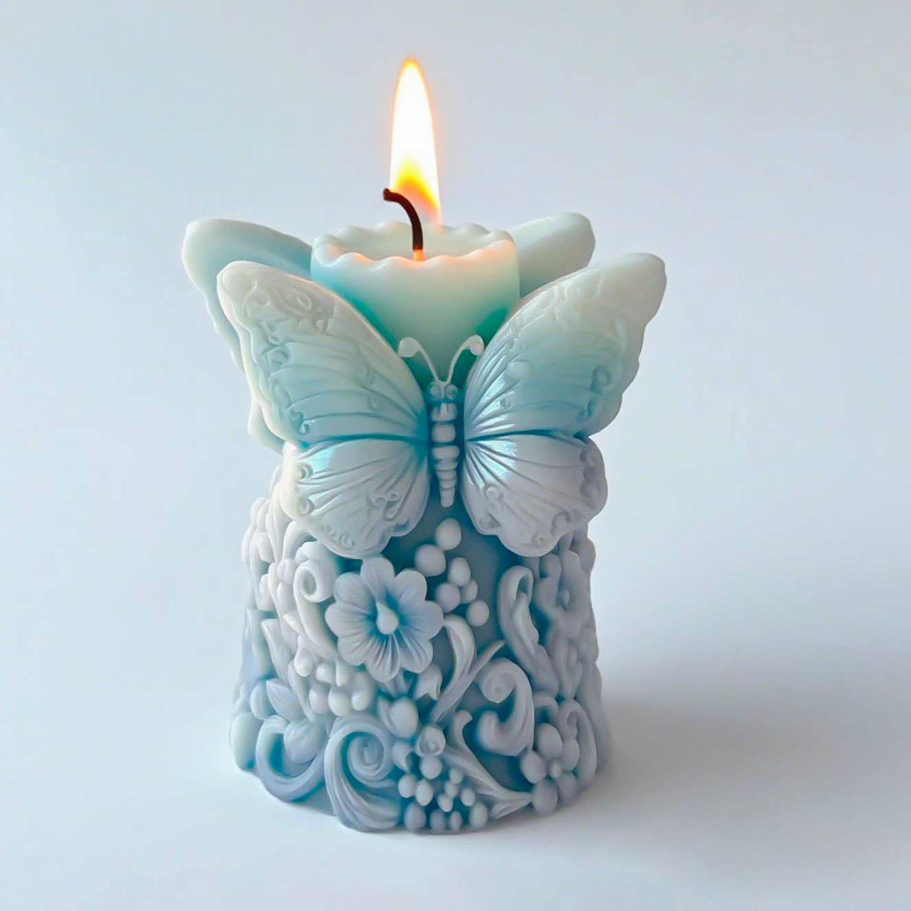 3D Butterfly Flowers Relief Cy - Candle Supplies Store ulasan dan harga