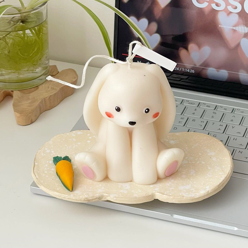 Sitting Rabbit Silicone Candle - Candle Supplies Store ulasan dan harga