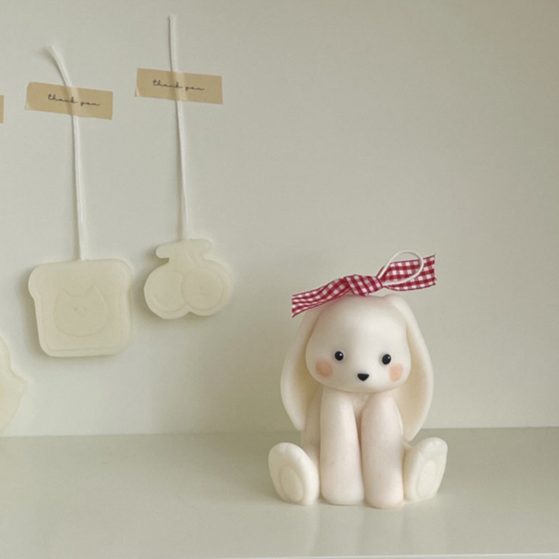 Sitting Rabbit Silicone Candle - Candle Supplies Store ulasan dan harga