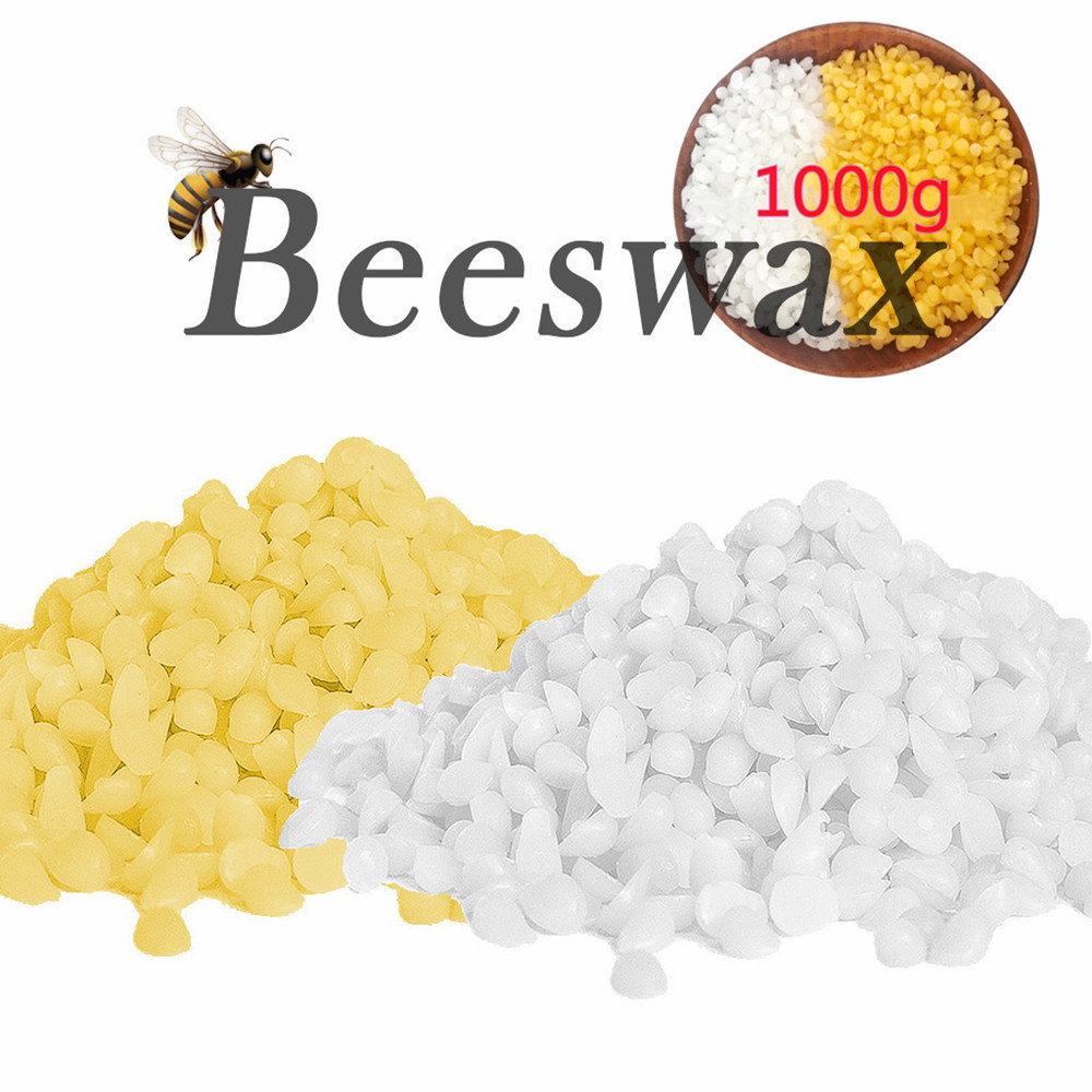1000g Pure Natural Beeswax 100 - Candle Making Supplies For Beginners ulasan dan harga