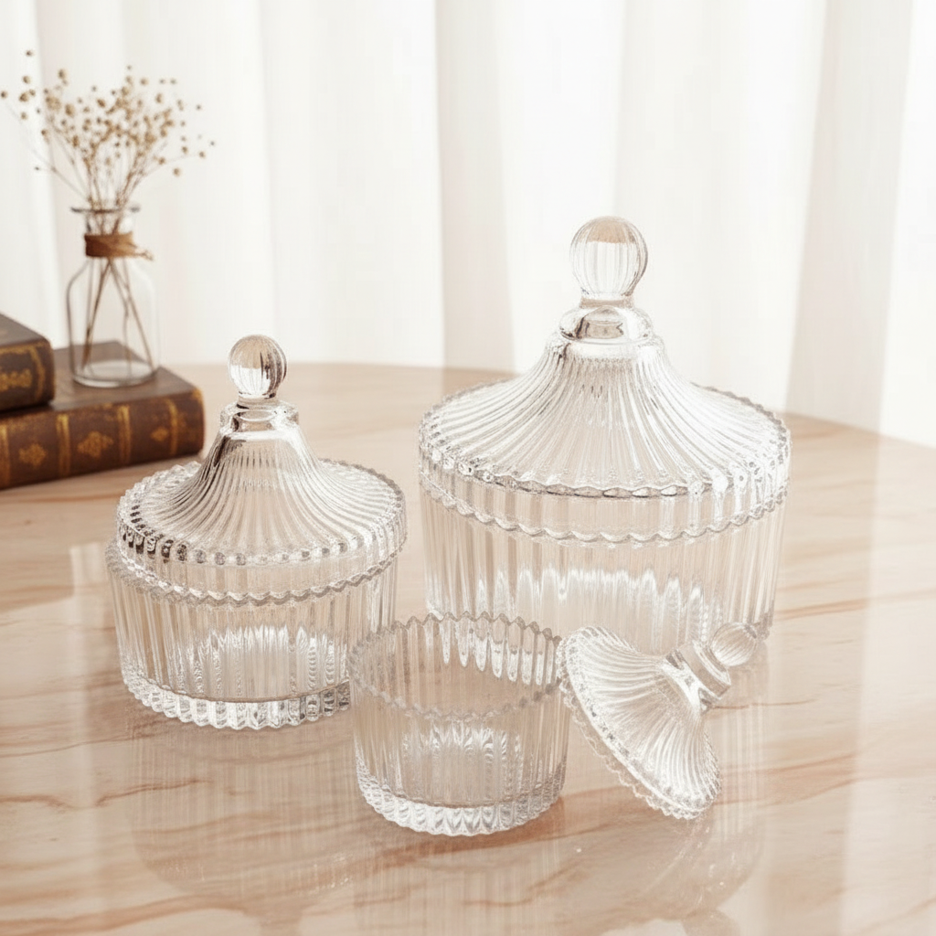 Transparent Candle Glass Jars  - Candle Supplies Glass Jars ulasan dan harga