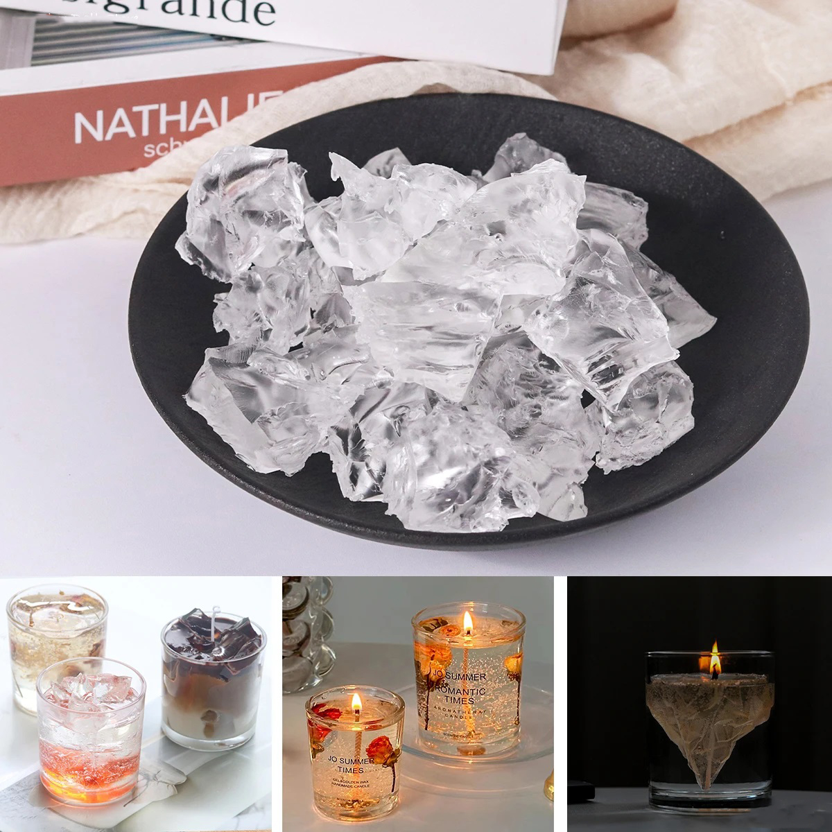 100G 7Colors Jelly Wax DIY Han - Candle Making Supplies For Beginners ulasan dan harga