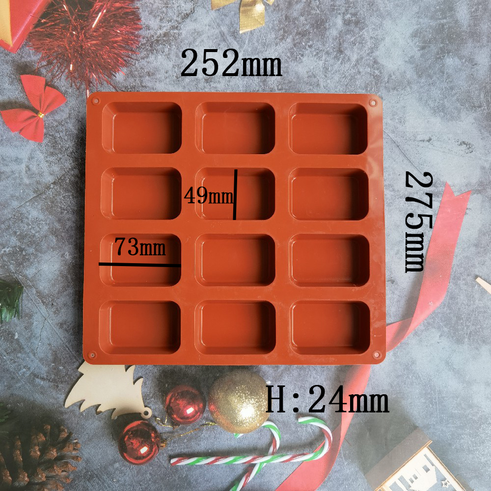 12 Cavity Square Silicone Soap - Candle Making Supplies For Beginners ulasan dan harga