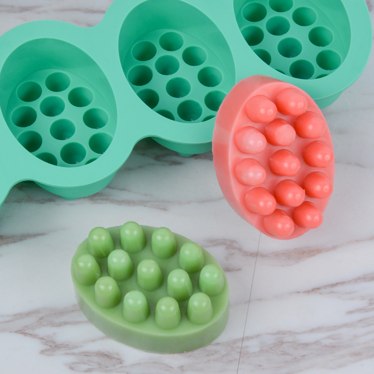 4 Hole Oval Massage Soap Silic - Candle Making Supplies For Beginners ulasan dan harga