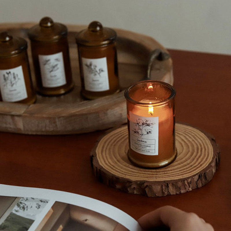 Set Of 8 Empty Glass Candle Ja - Candle Supplies Glass Jars ulasan dan harga