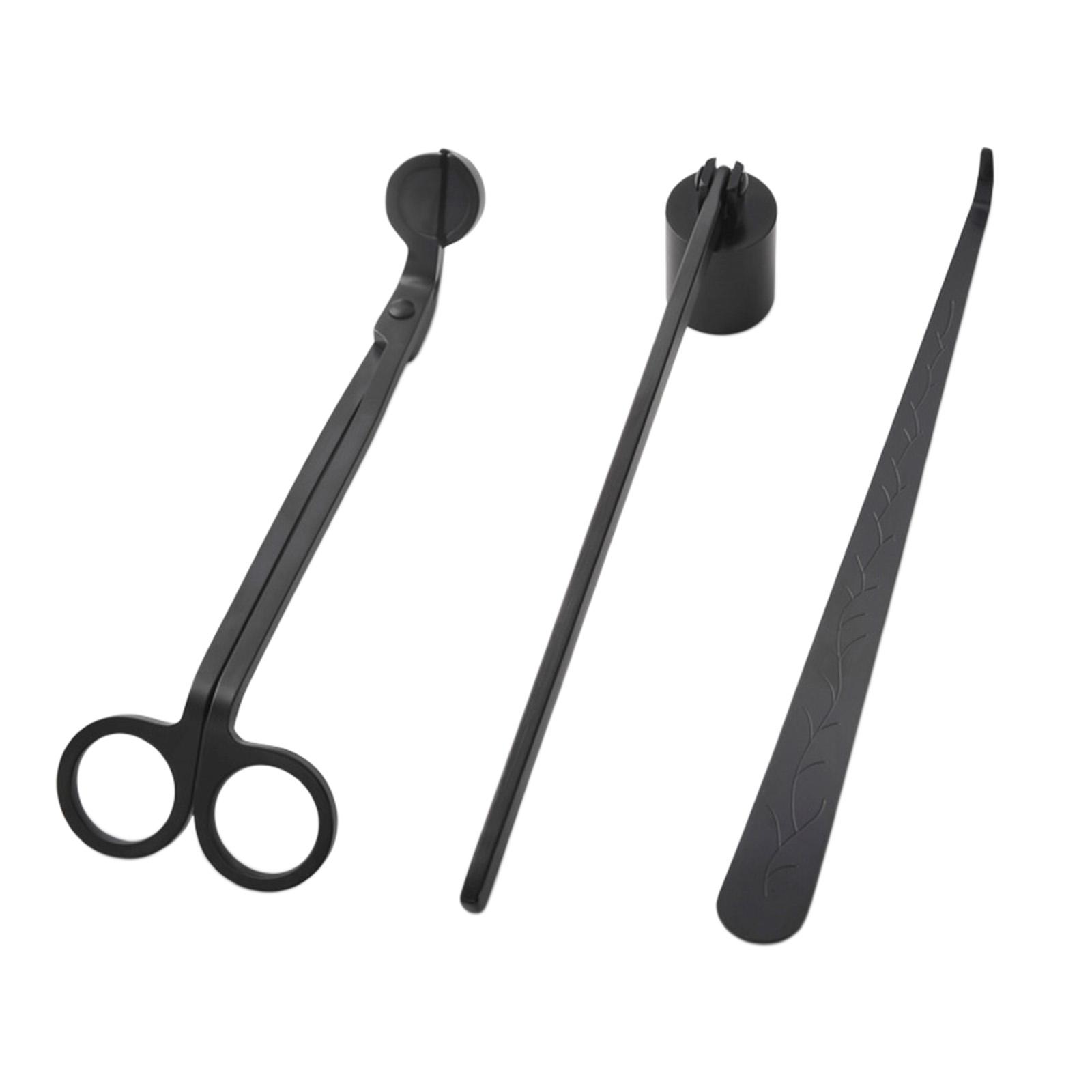 3Pcs Black Candle Wick Trimmer - Wick Dipper Tool ulasan dan harga