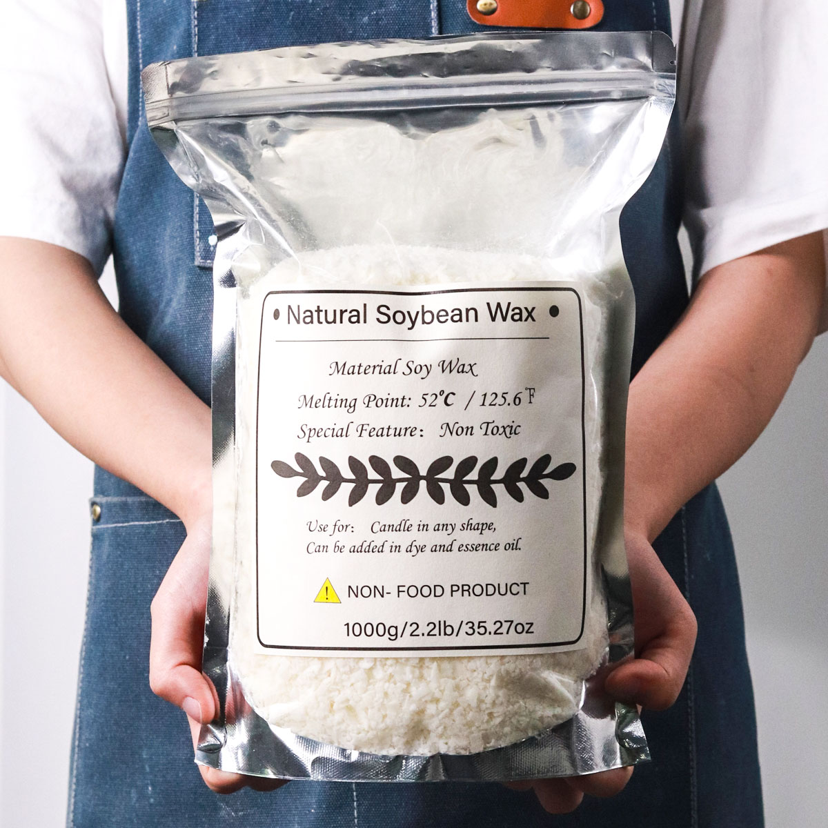 1KG Natural Soy Wax Granular S - Candle Making Supplies For Beginners ulasan dan harga