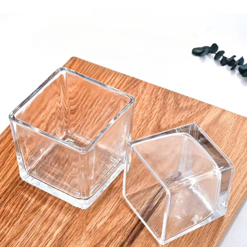 Geometry Square Candlestick In - Candle Supplies Glass Jars ulasan dan harga